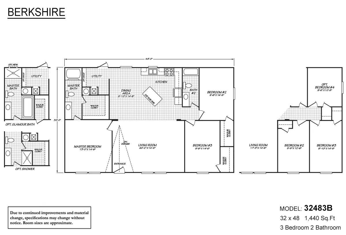 Move IN Ready - Flint TX - 3 BED 2 BA Flooplan