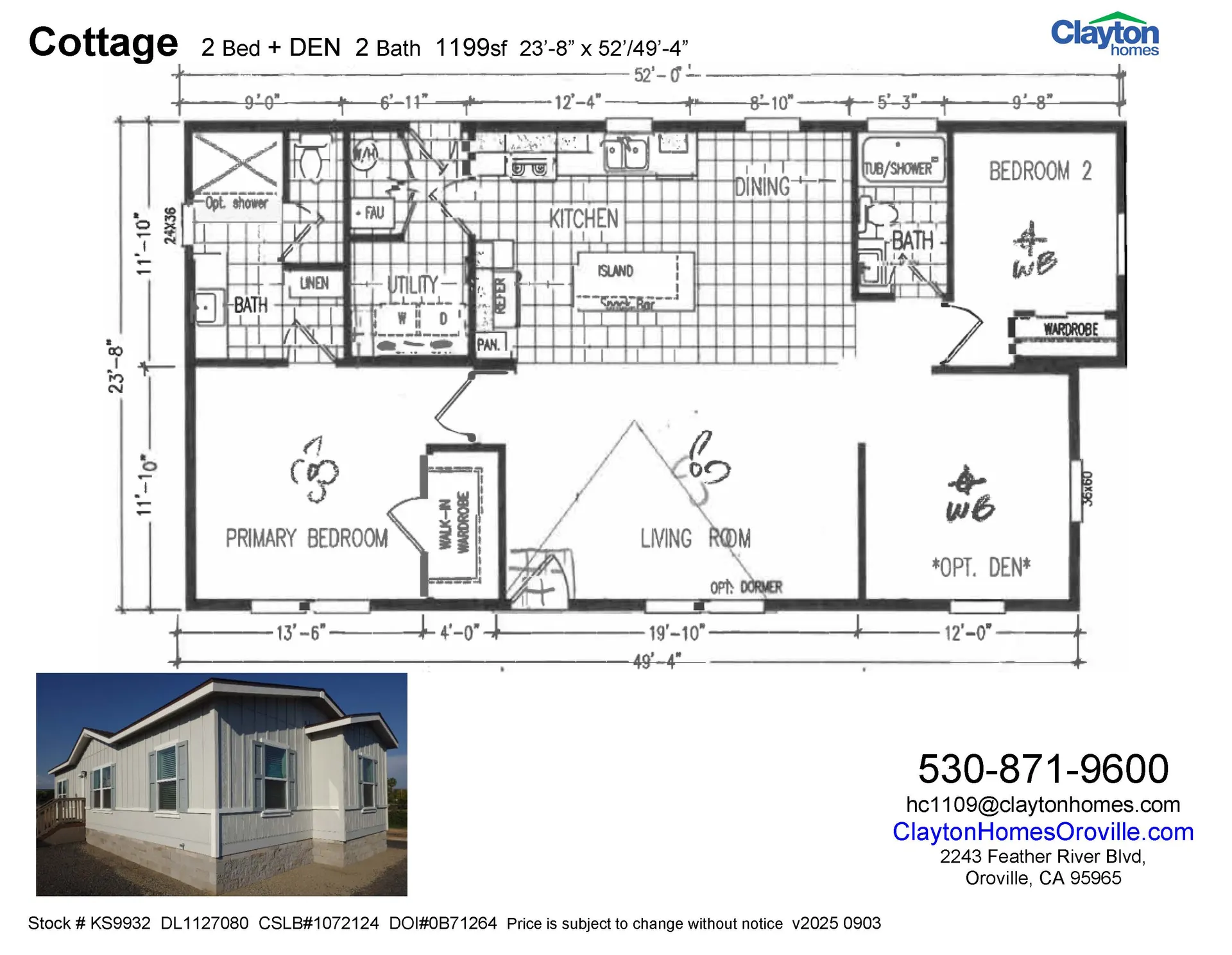 The Cottage Flooplan