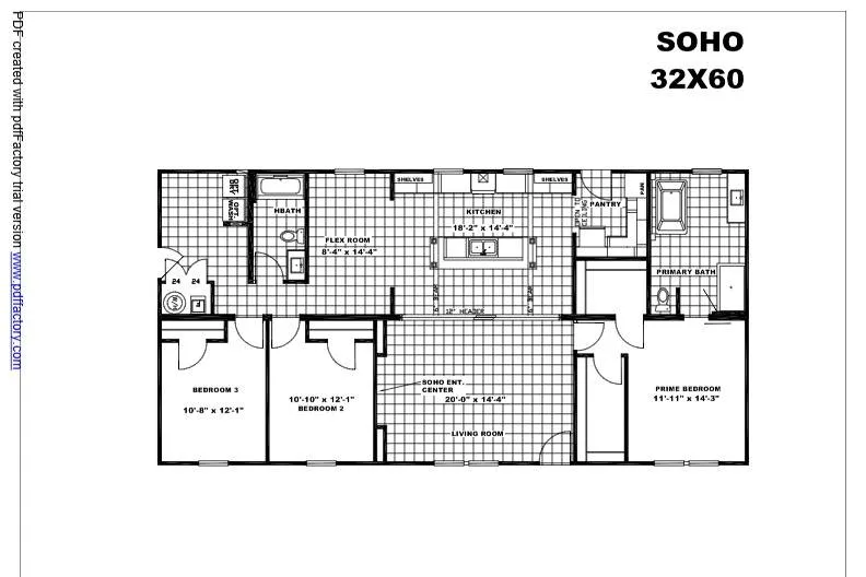 Soho (DEL & Installed, & Furniture) Flooplan