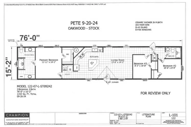 The Islander - Floor Plan 