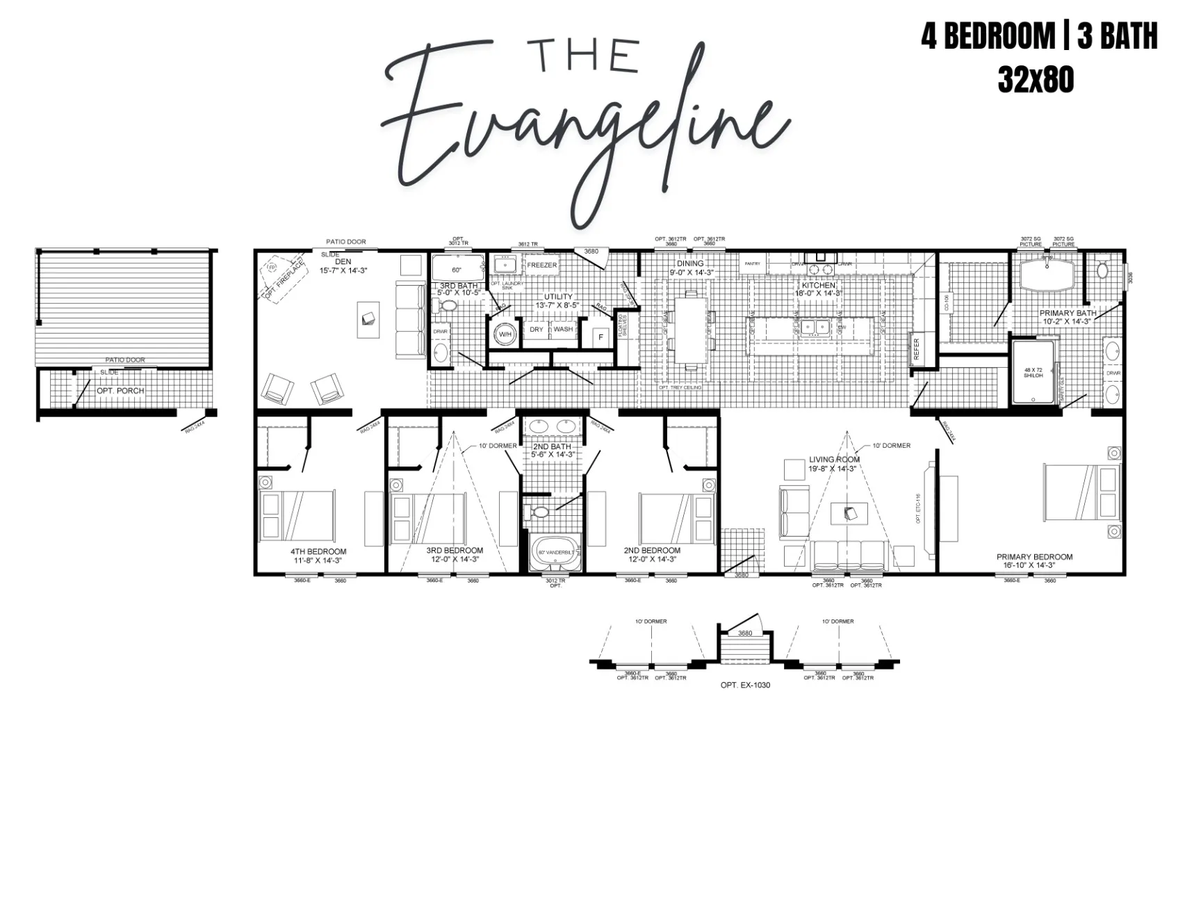 The Evangeline - OH My Goodness!! Delivery Include Flooplan