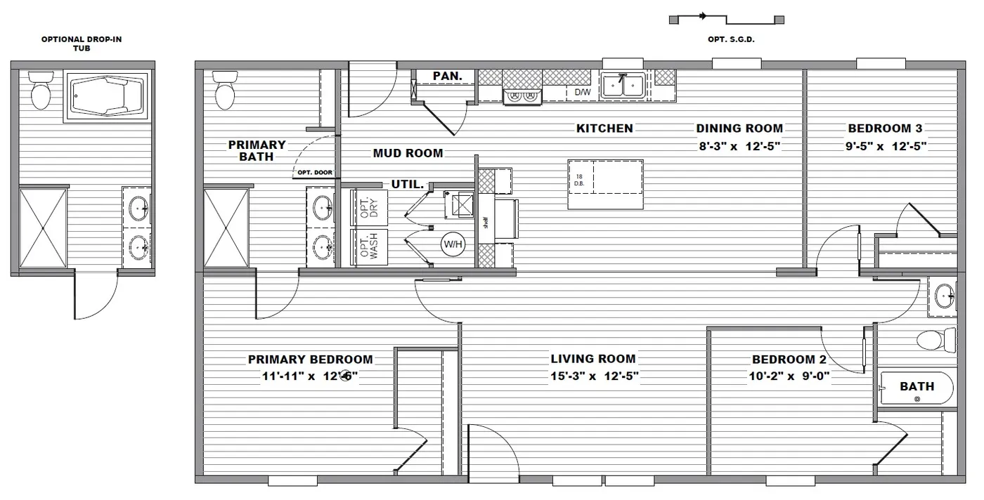 3 Bedroom 2 Bathroom