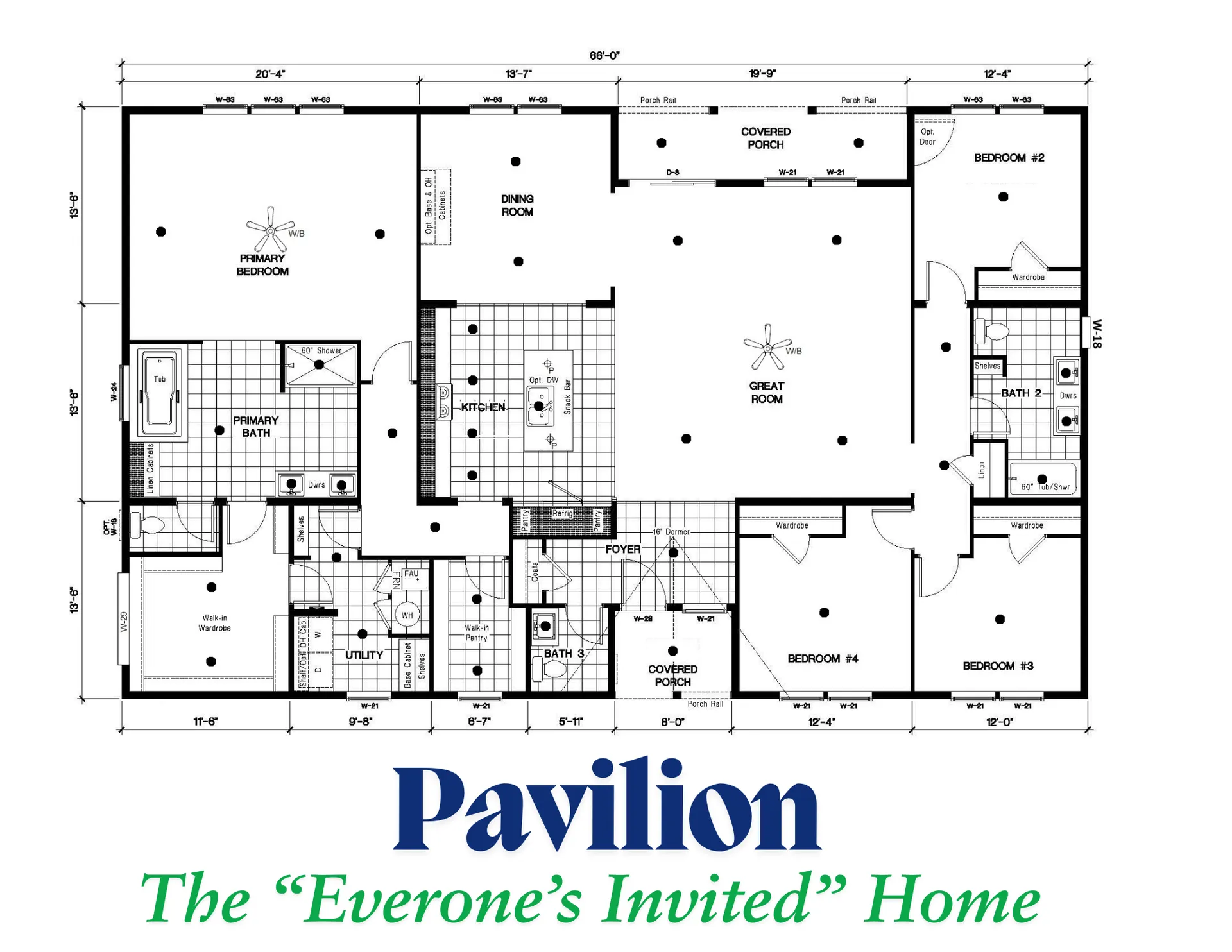 Pavilion- The "Everyones Invited" Home! - $10,000  Flooplan