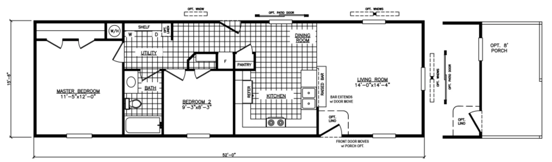 2351 Vista 6522W Flooplan