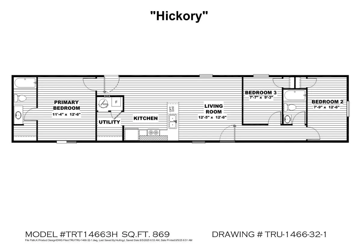 Hickory Flooplan