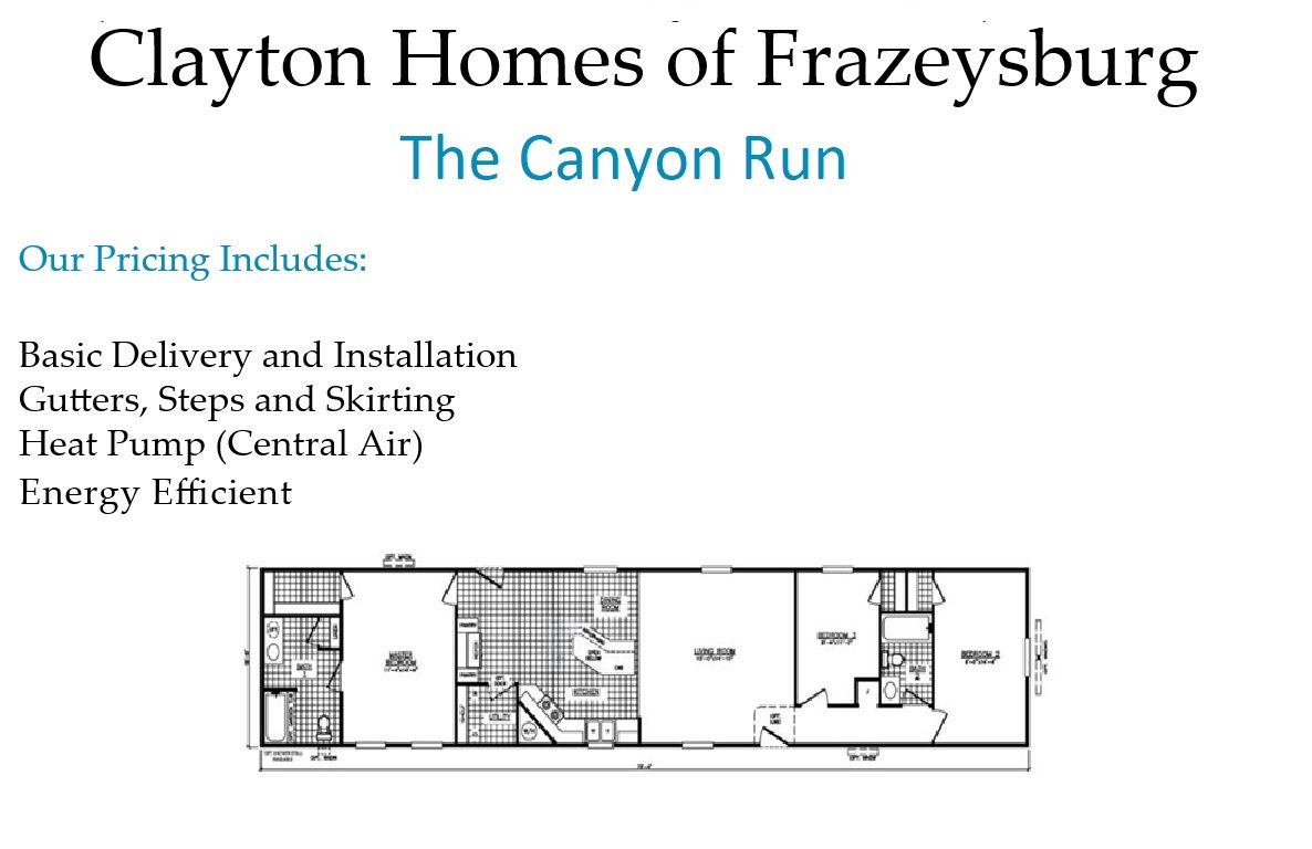 The Canyon Run - Sweet Single Sectionfloorplan image