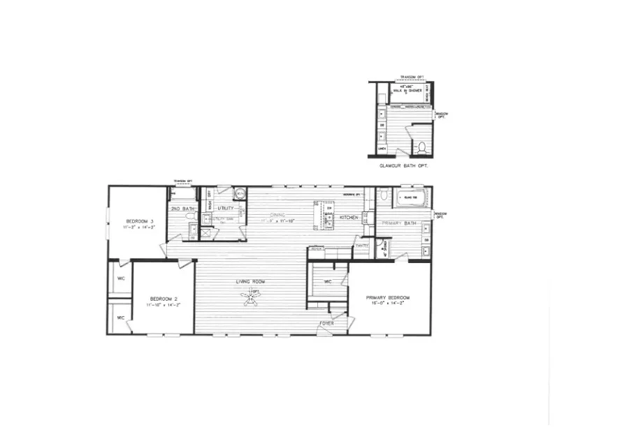 The Williamsburg  Off Frame Modular floorplan image