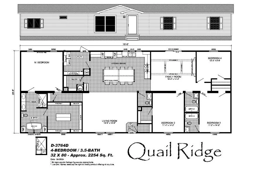 Quail Ridge- 3.5 BATHS!floorplan image