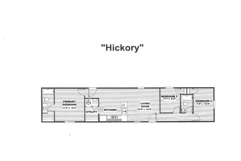 The Hickory Flooplan