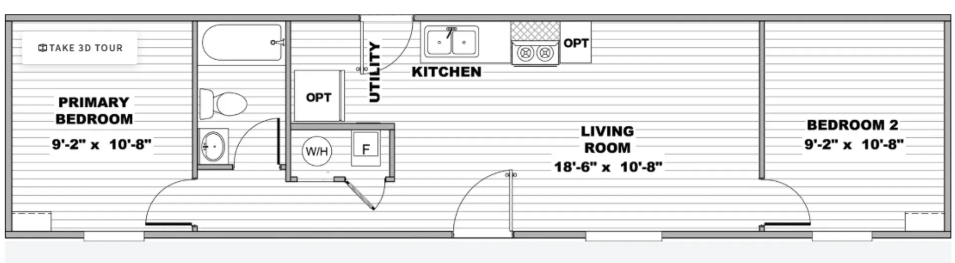 Tulip-Mini Home Flooplan