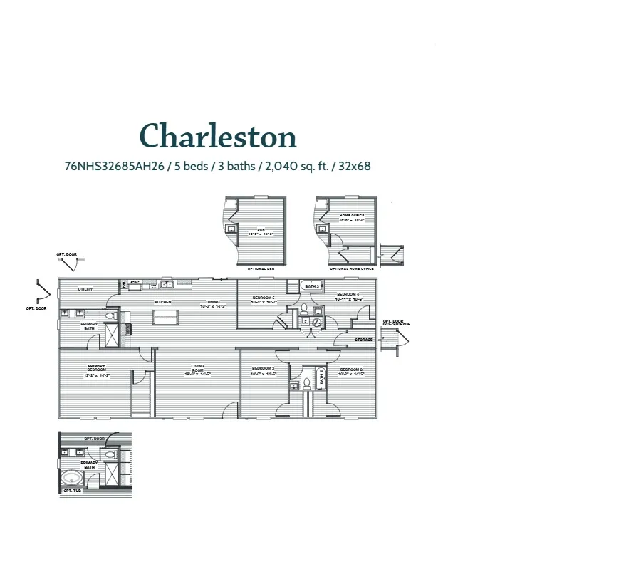 The Charleston Flooplan