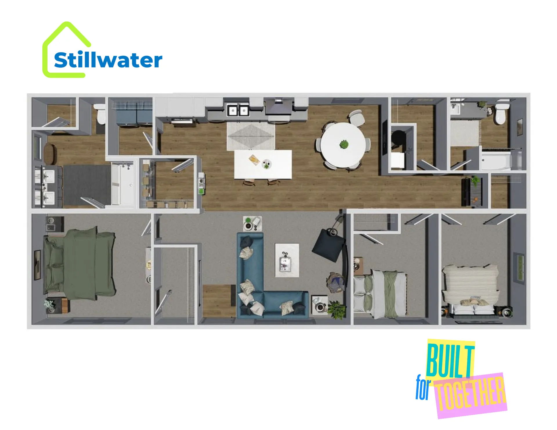 Stillwater- Built FOR Together Flooplan