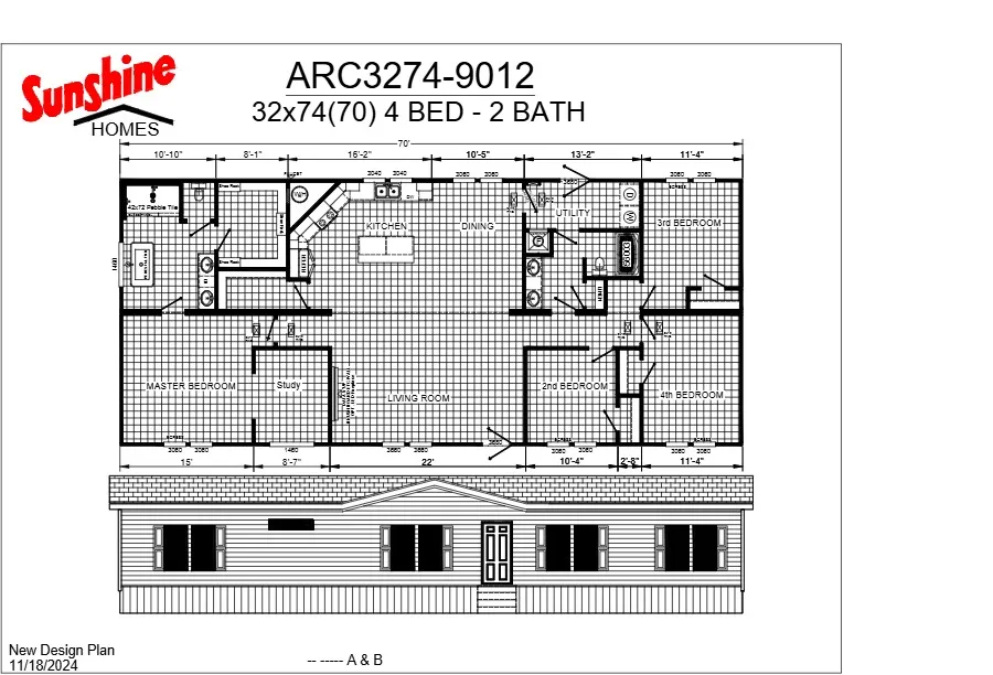 ARC3274-9012floorplan image