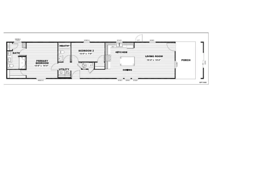 The Magnolia! Built-in porch! Lake Ready!floorplan image