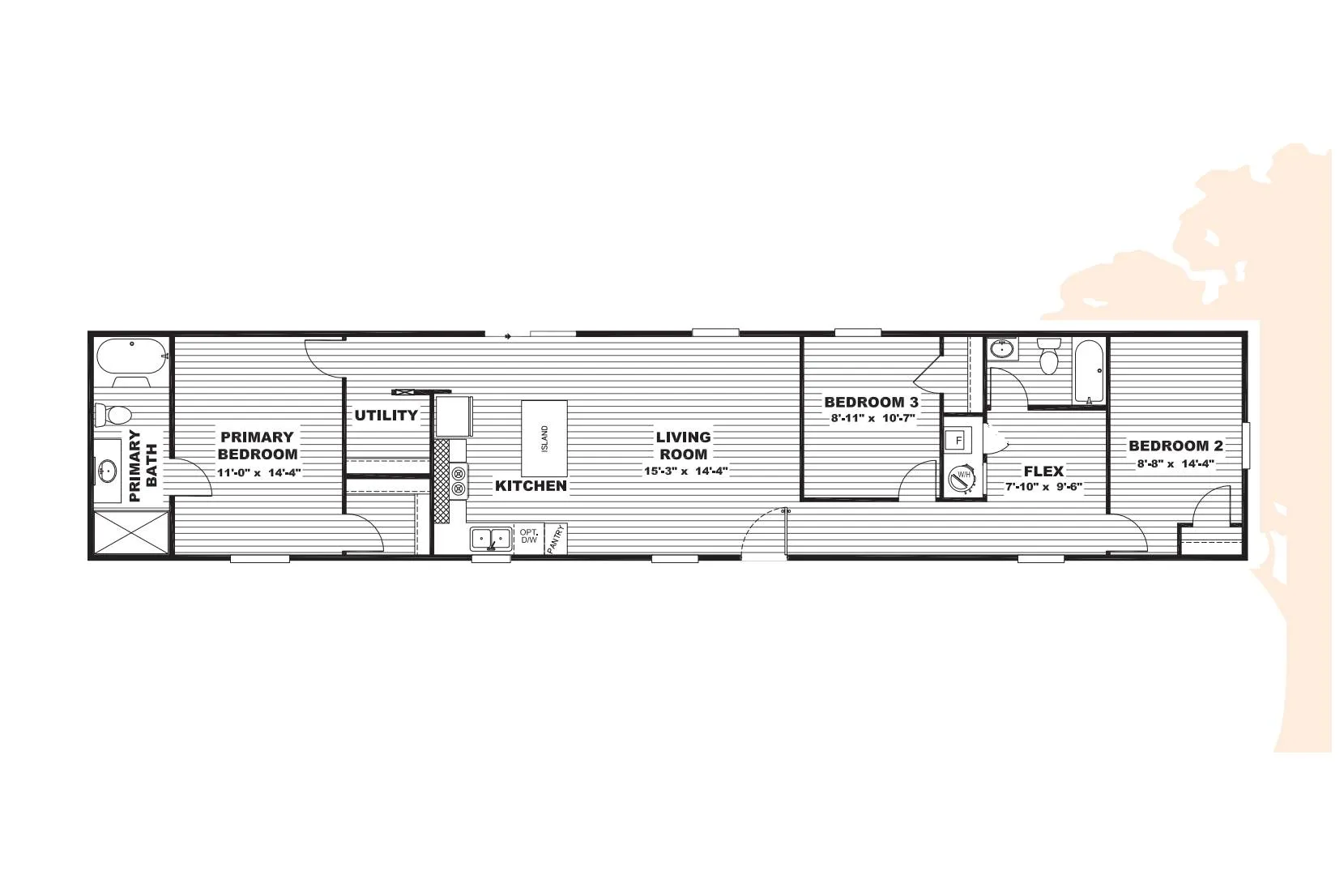 "The Birch" - Affordable Comfort, No Compromise Flooplan