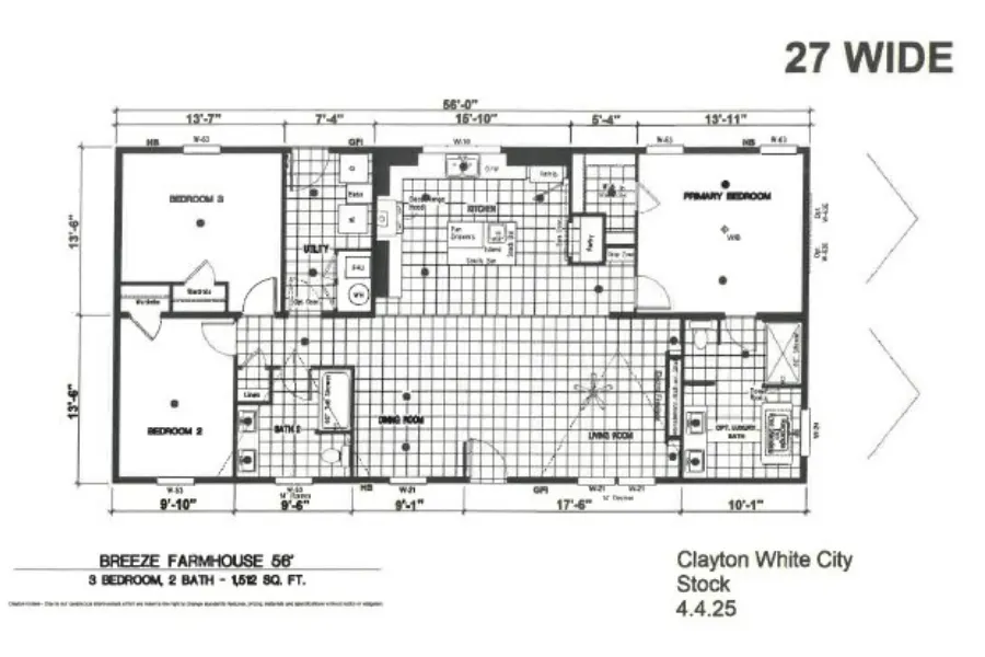 Breeze Farmhouse Flooplan