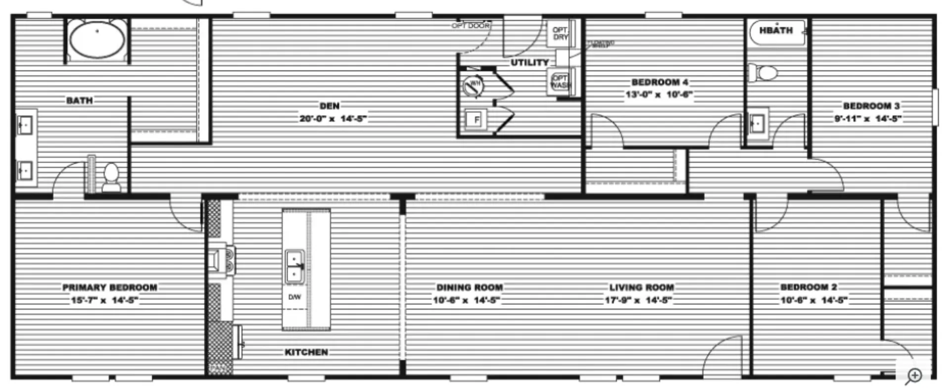 117 Martin Drive Eutawville, SC Flooplan