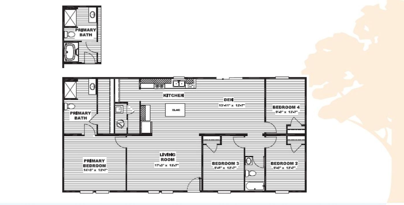 THE OAK floorplan image