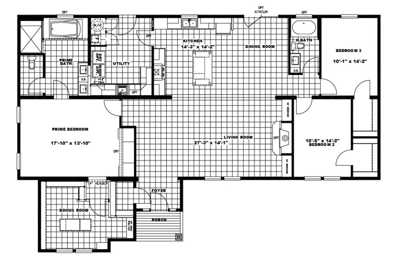 Example Floor Plan - Updated Photos Coming Soon