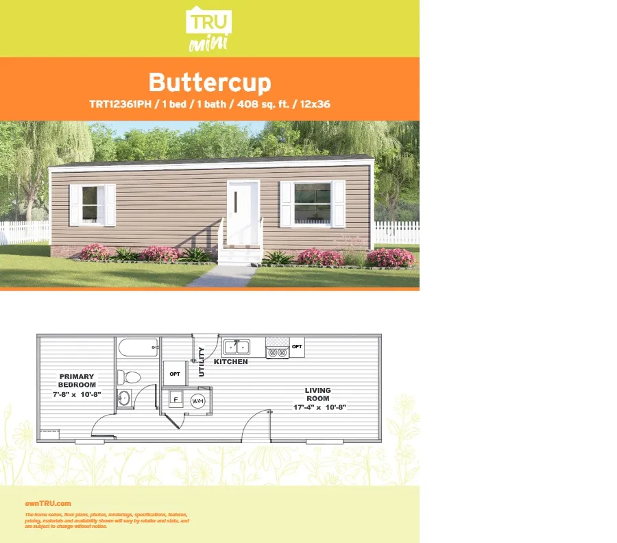 The Buttercup Flooplan
