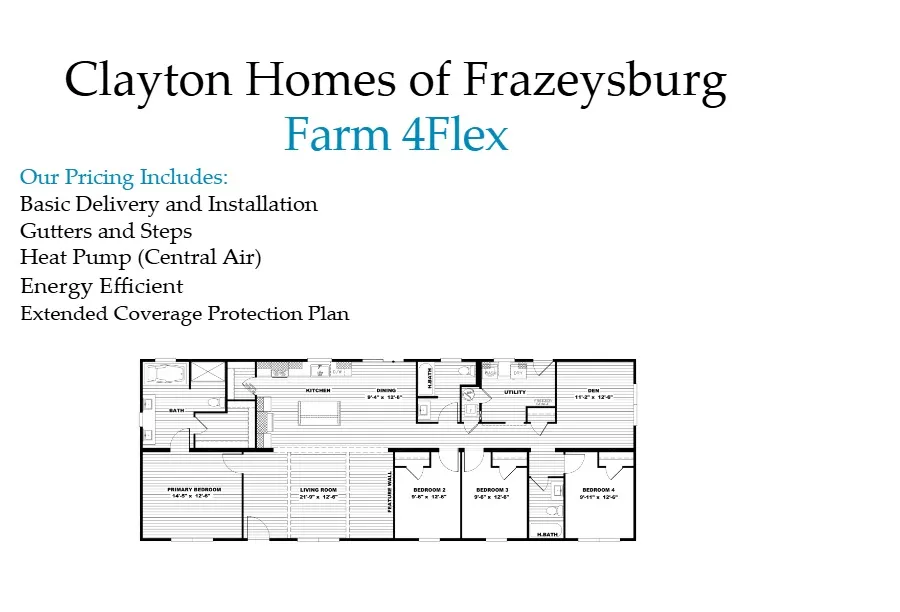 The Farm 4 Flex 32X72 Flooplan