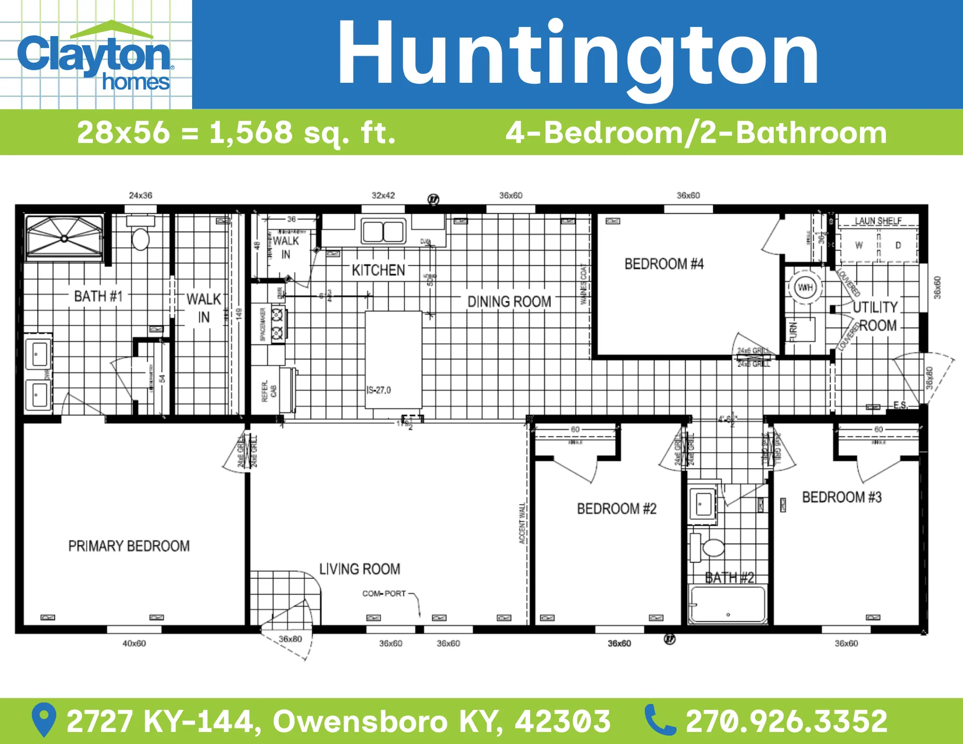 Huntington Flooplan