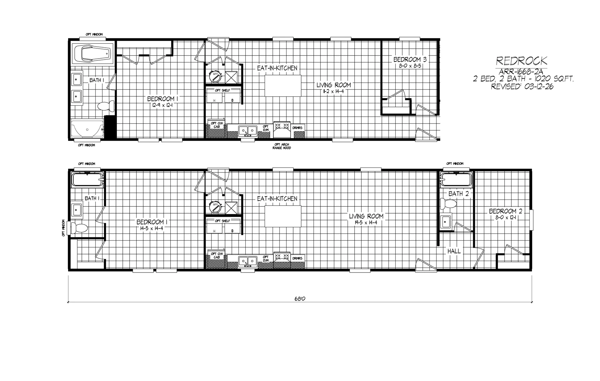The Redrock Flooplan
