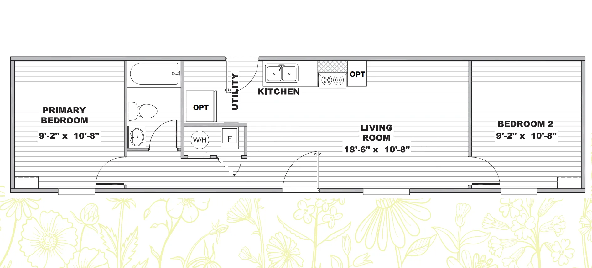 Tulip - Tiny Home, Tiny Price Flooplan