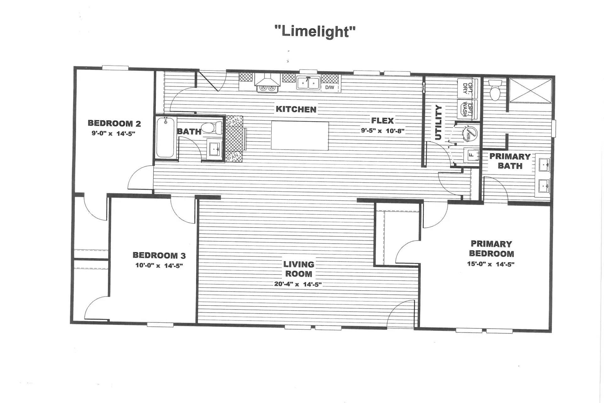 The Limelight With 70TH Package! Flooplan