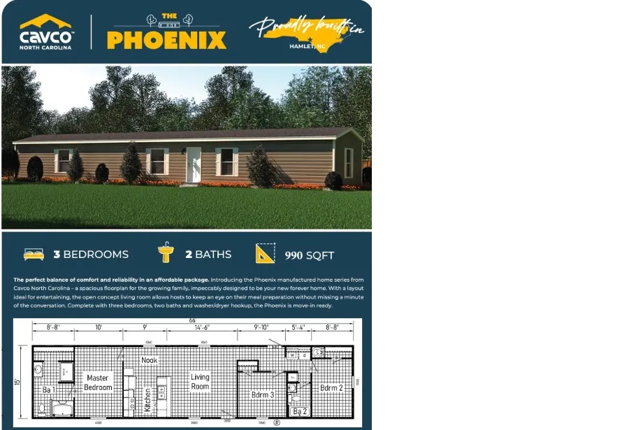 Cavco Phoenix Flooplan