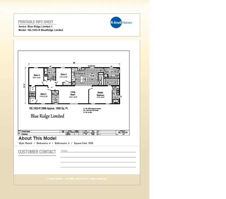 Kirby Bowman Spec Home LOT 2 Flooplan