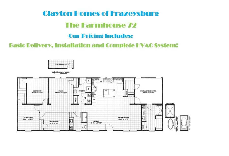 The Farmhouse 72 Flooplan