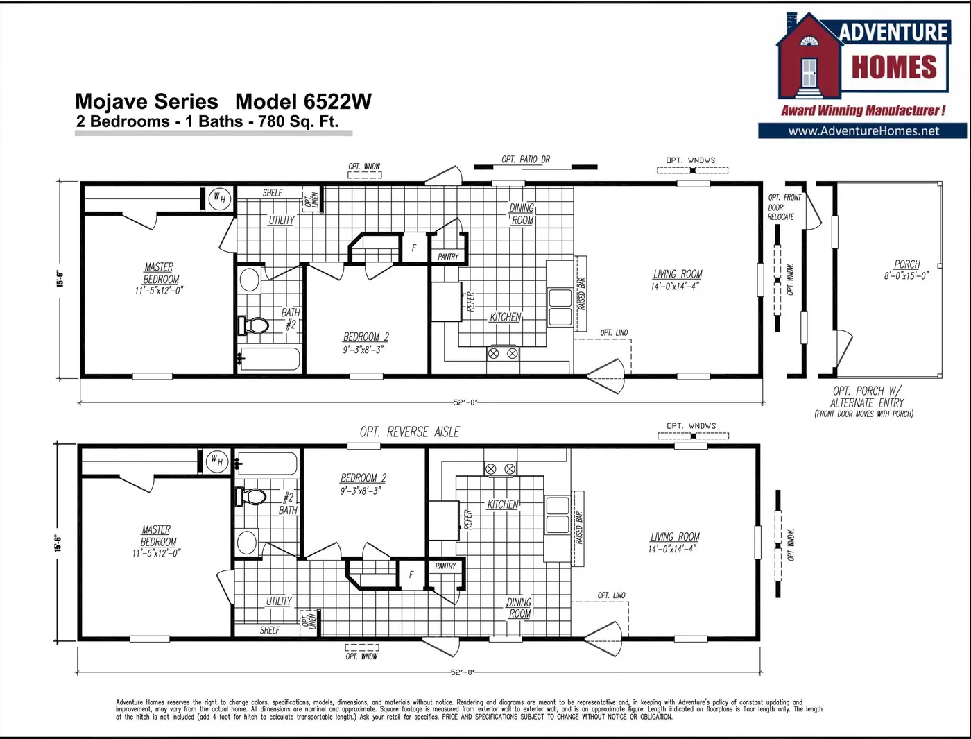 Base Model Floor plan