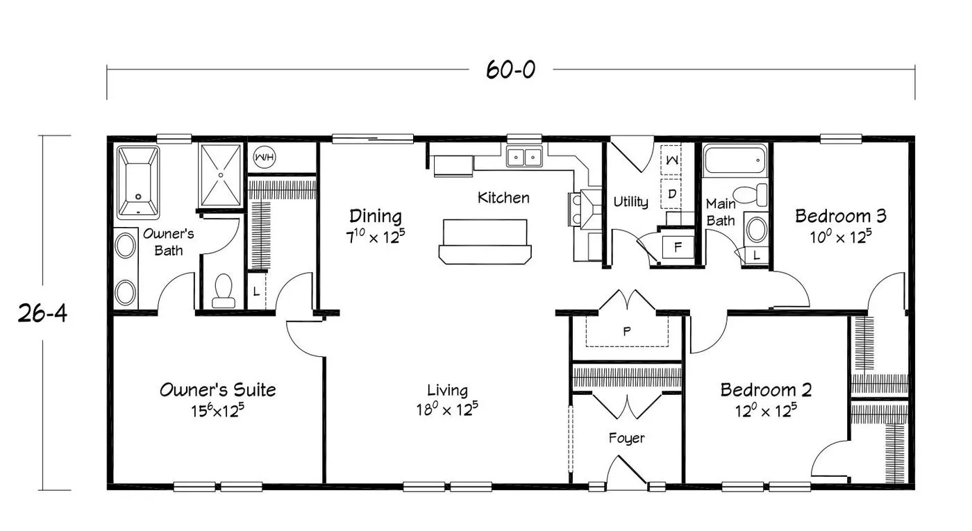 MOVE IN READY 35 LAMB COURT LAUREL, DE 19956 Flooplan