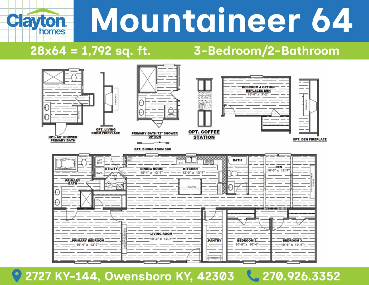 THE MOUNTAINEER 64 floorplan image