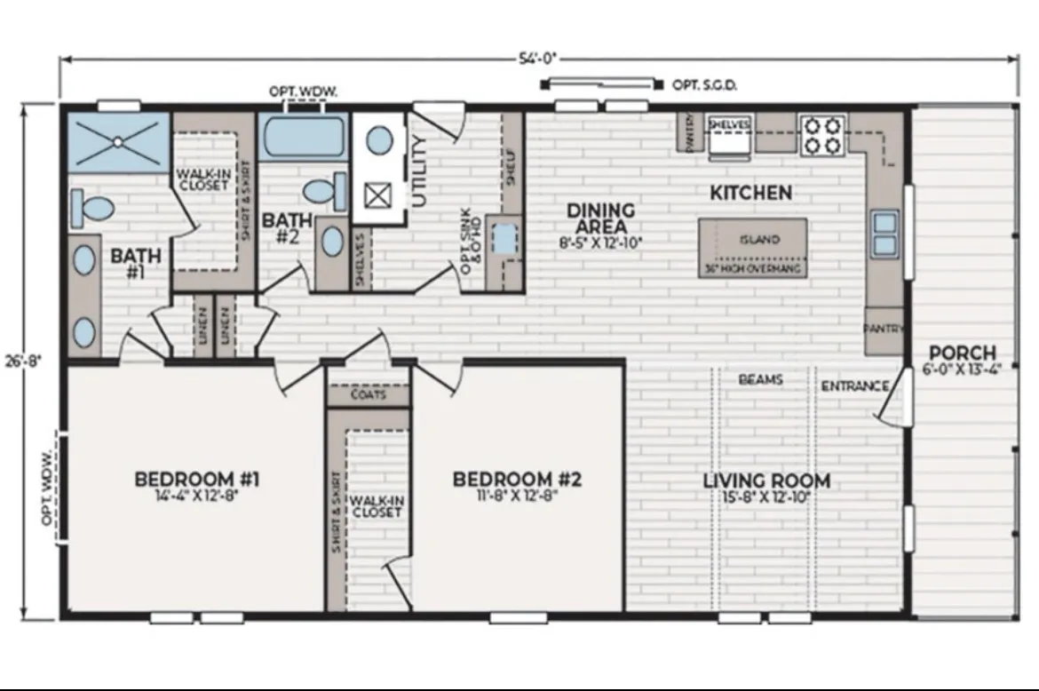 Porch House Flooplan
