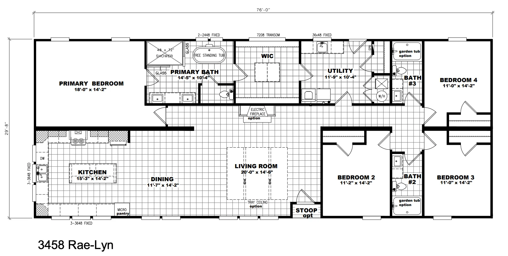 Raelyn - 4 BED 3 Bath Loaded With Upgrades! Flooplan