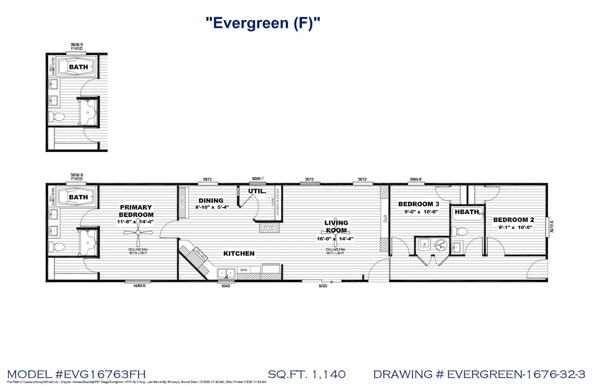 31EVG16763AH25 Flooplan