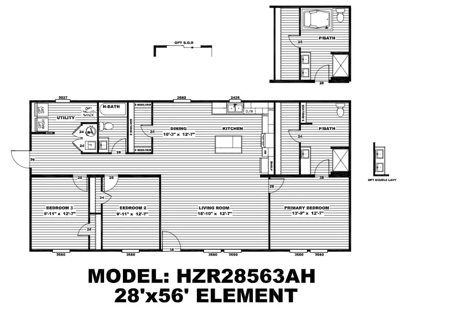 The Essential "Element" OF Affordable Living Flooplan