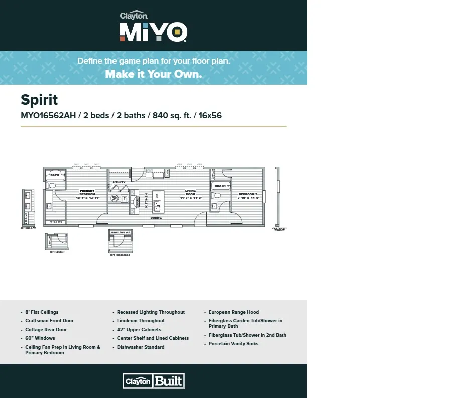 Home AT Trails West! Available Now! Flooplan