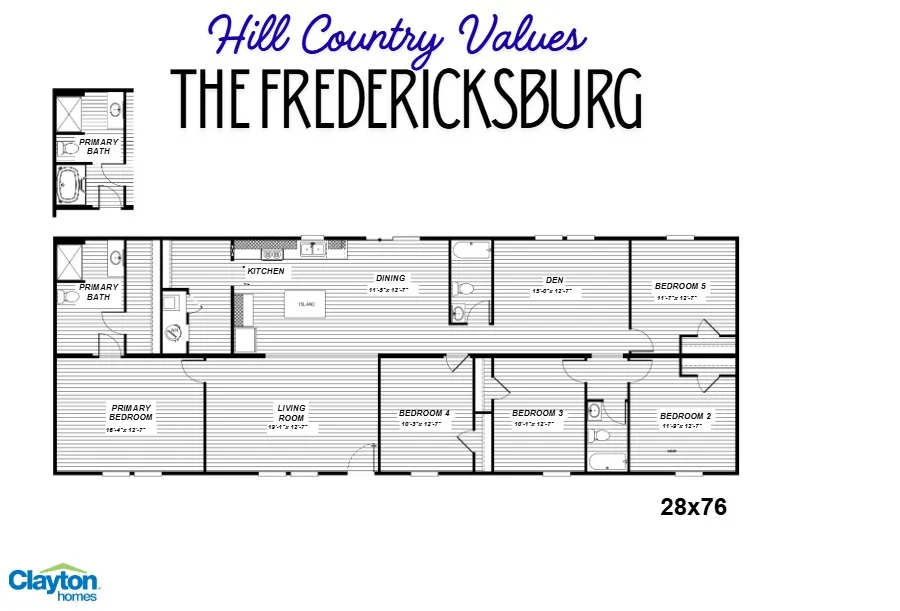 The Fredericksburg Hill Country - Big House  Flooplan
