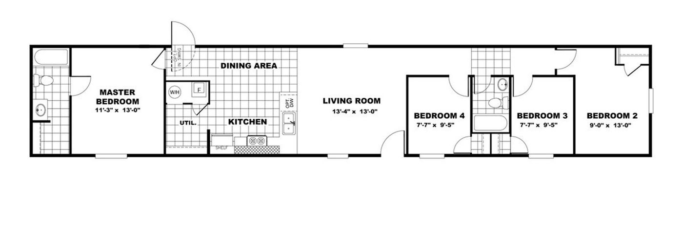 The Frio floorplan image