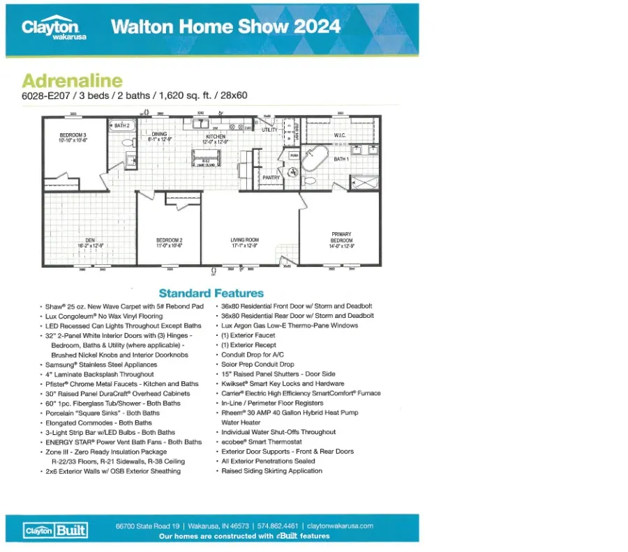 Wakarusa 60floorplan image