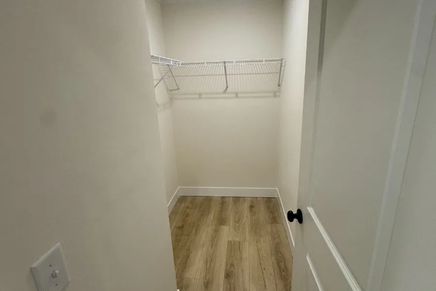 Walk in closet- primary bedroom