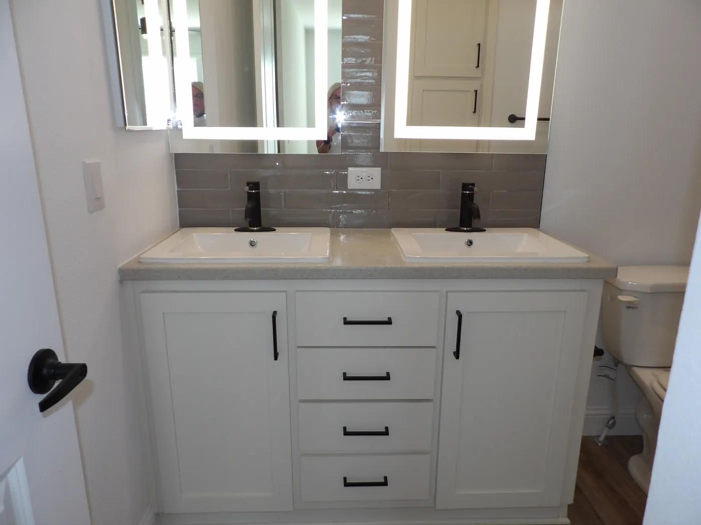 Master Vanity with plenty of storage