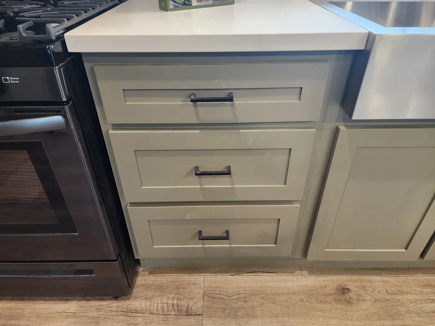 Lots of kitchen storage