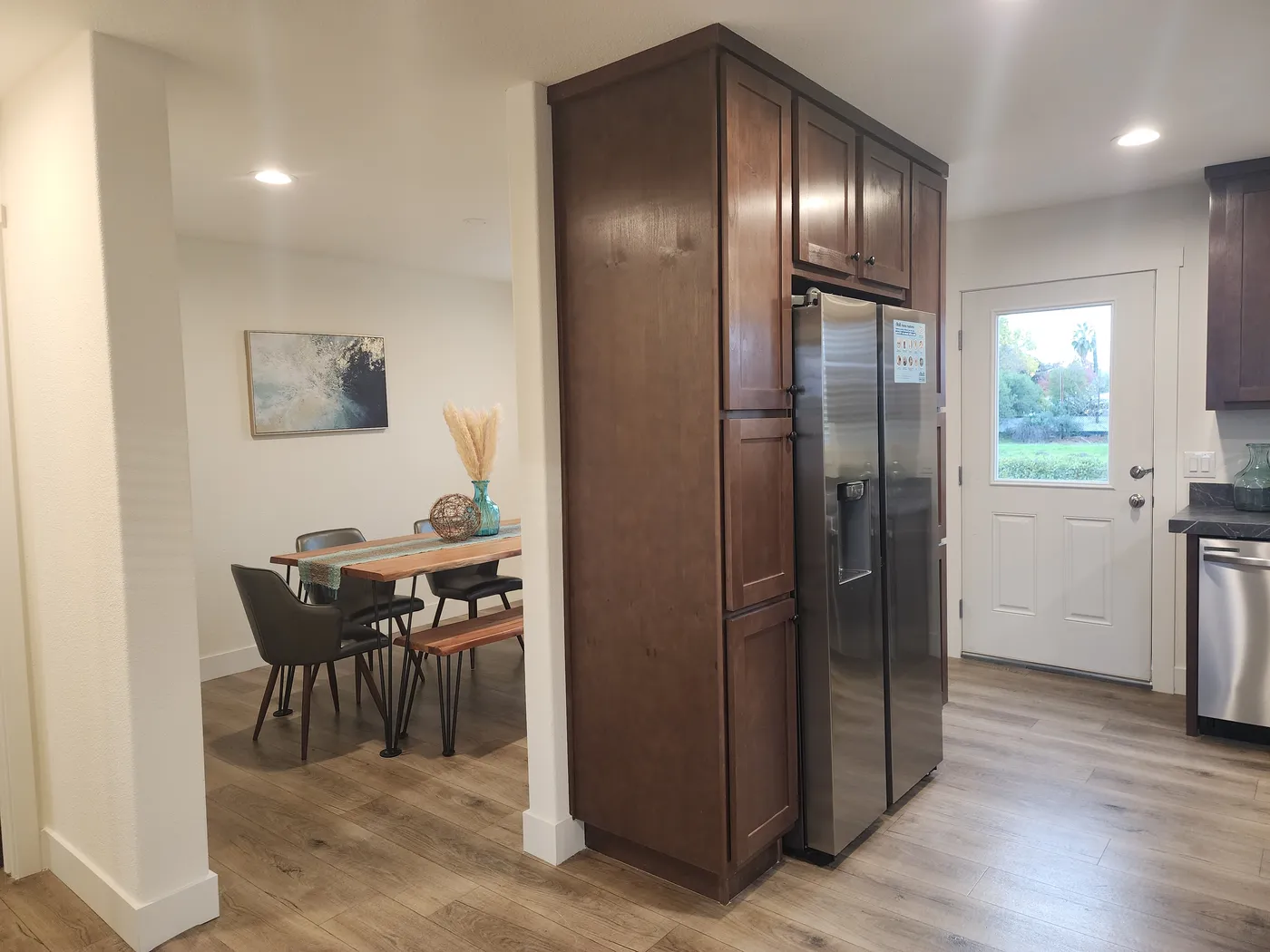Refrigerator wall may be on side wall if reordered