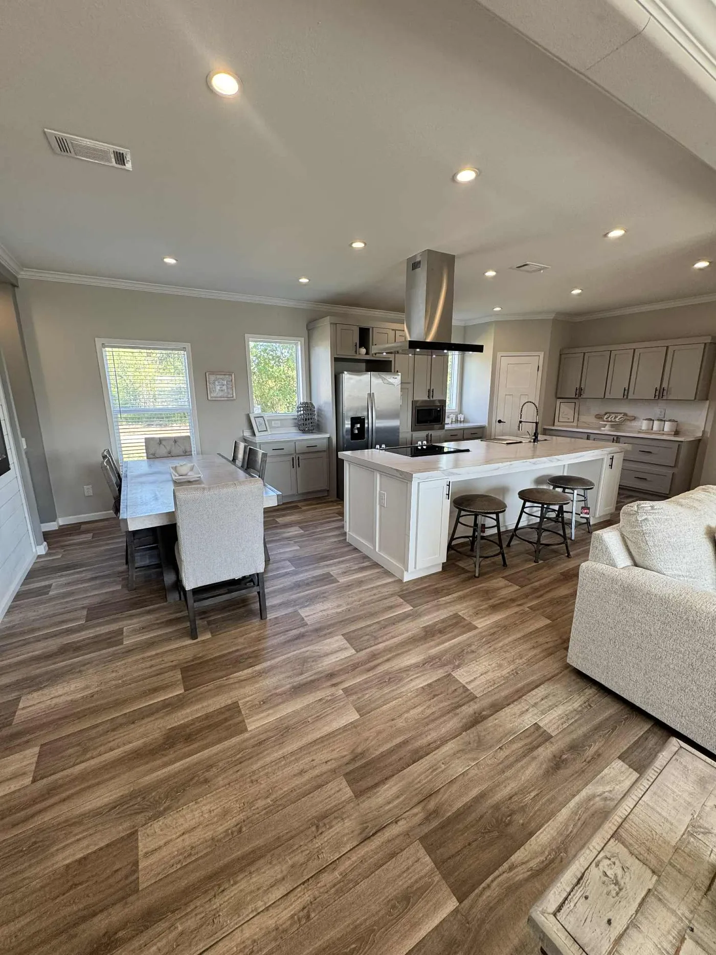 Dining Flex + Kitchen Full View