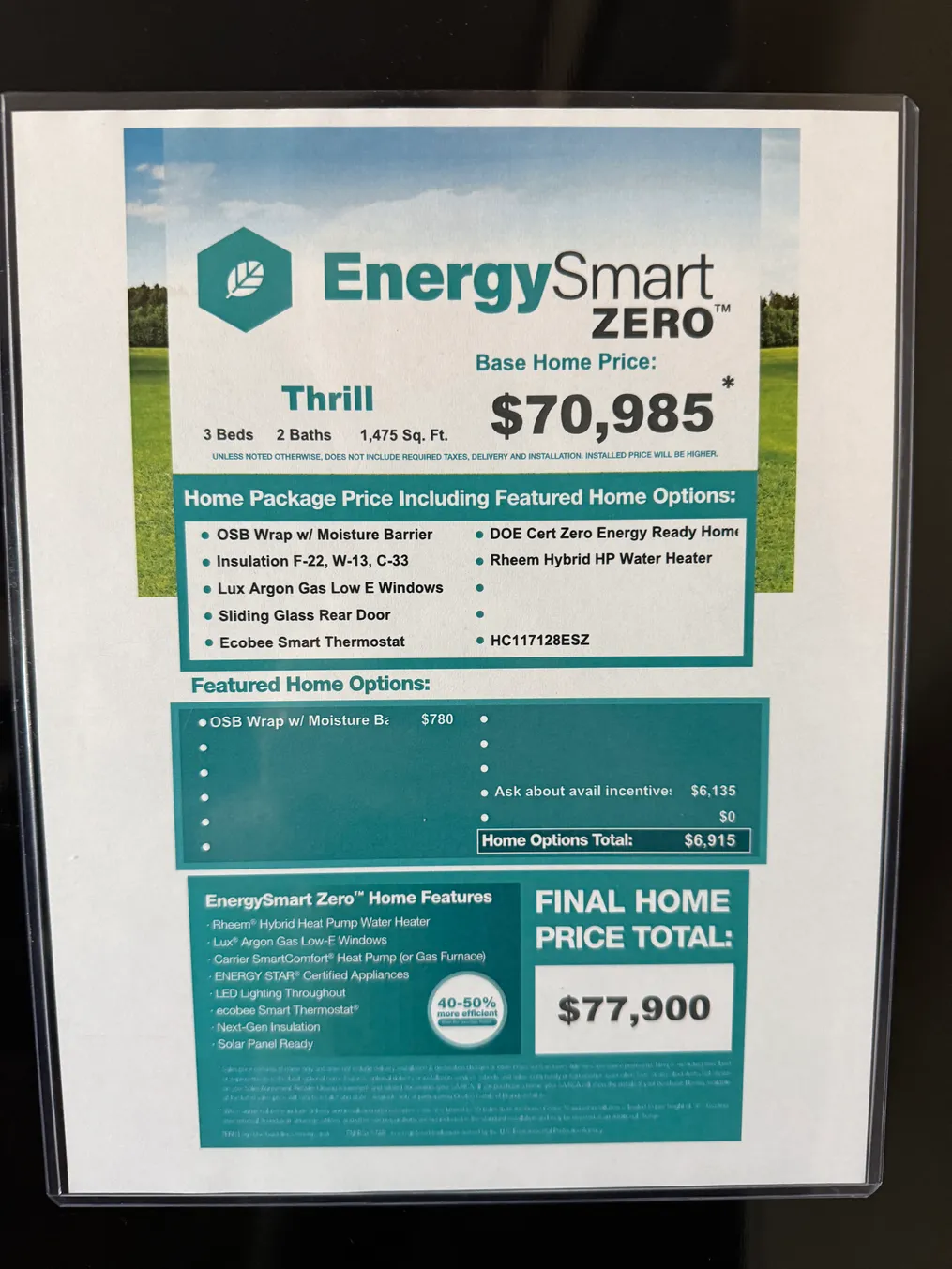 Fridge Tag Pricing - THRILL