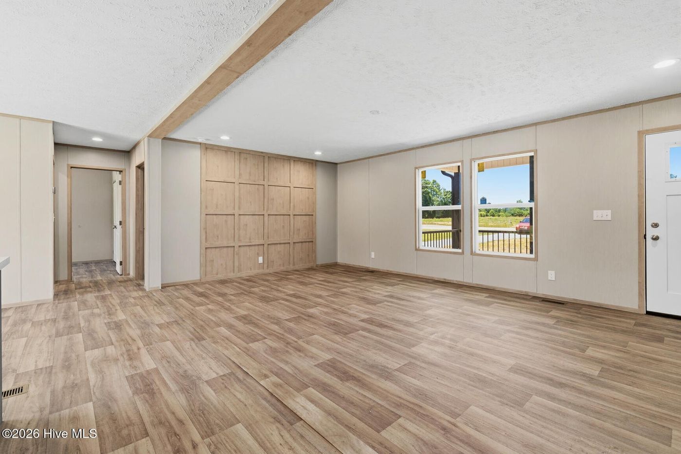 Livingroom with feature wall 